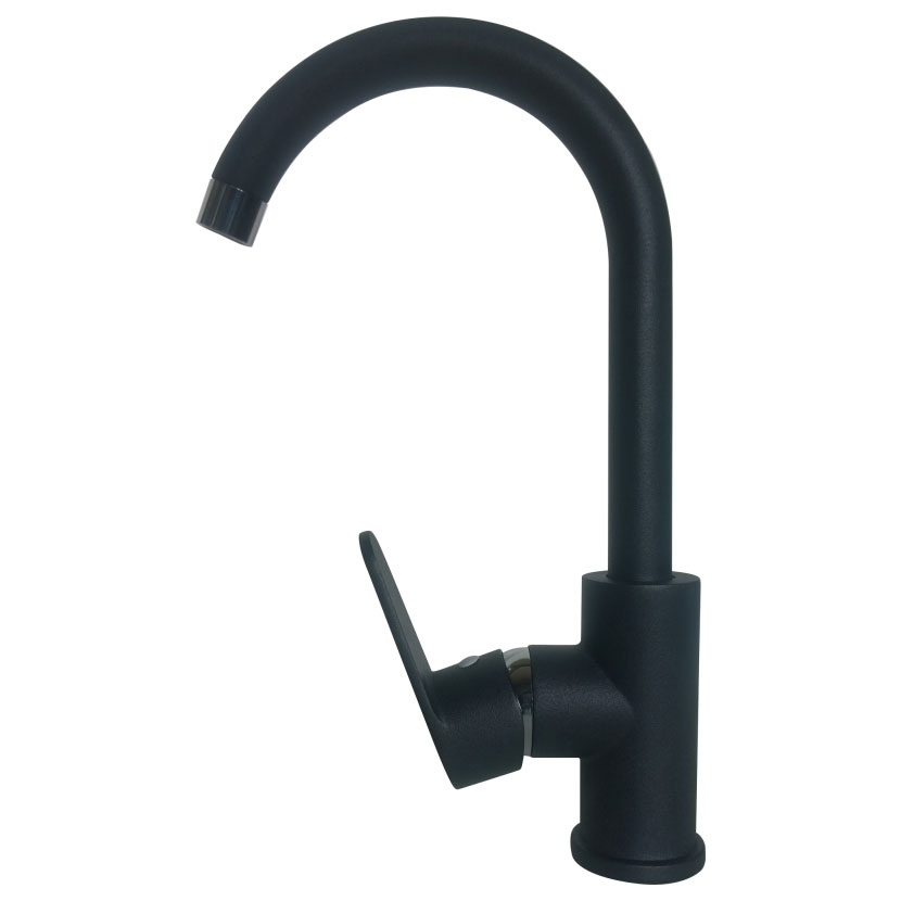 Смеситель Gerdamix SKS3, латунь, уголь (QB/Толеро)