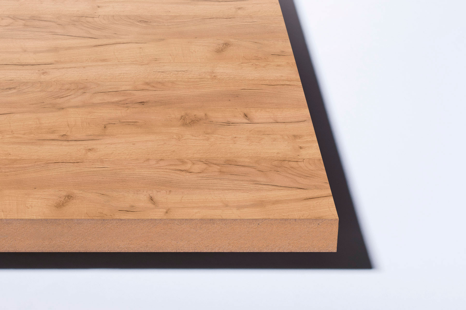 МДФ М ламинированная 2800*2070*16мм, двухсторонняя, K003 PW дуб крафт золотой **PW