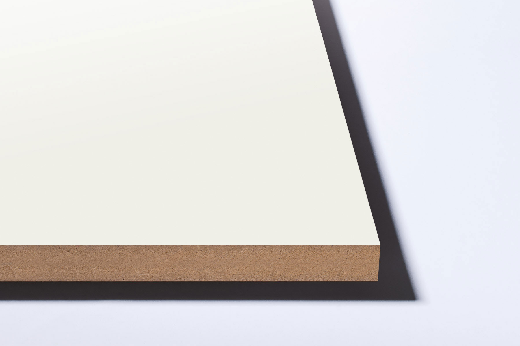 МДФ М ламинированная 2800*2070*16мм, двухсторонняя, 0101 SM белый фасадный **SM