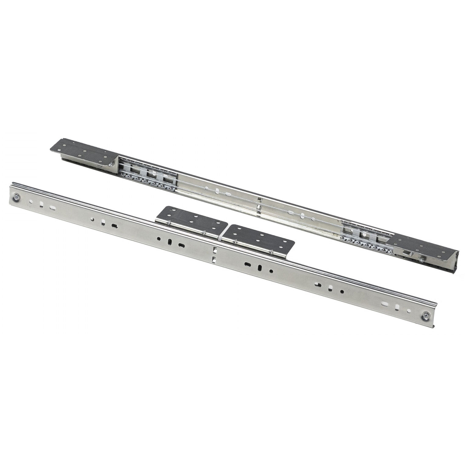 Механизм для раздвижных столов внутренний синхронный со стопором L-850 мм AKS