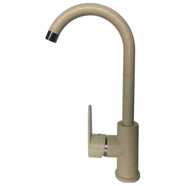 Смеситель Gerdamix SKS3, латунь, латте (NS-113 GS-014 бежевый фрэш) ВЫВОД