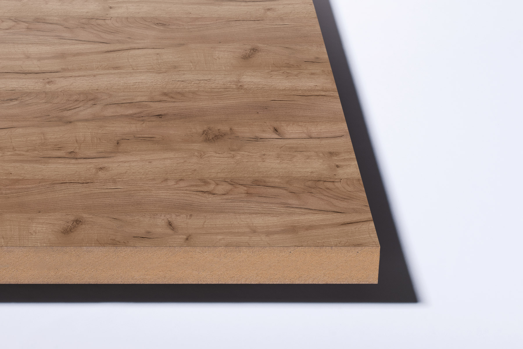 МДФ М ламинированная 2800*2070*16мм, двухсторонняя, K004 PW Дуб Крафт табачный **PW