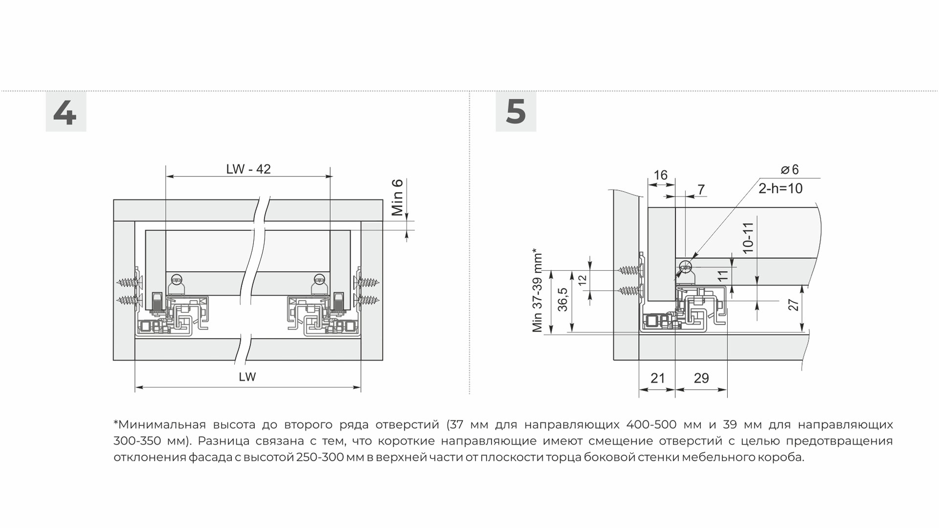 MPY1957ページ Направляющие скрытого монтажа Boyard B-Slide DB8785Zn/500 | Smart812